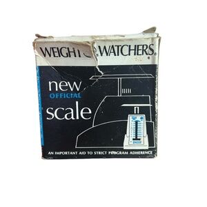 Vintage 1968 Weight Watchers Food Scale In Original Box